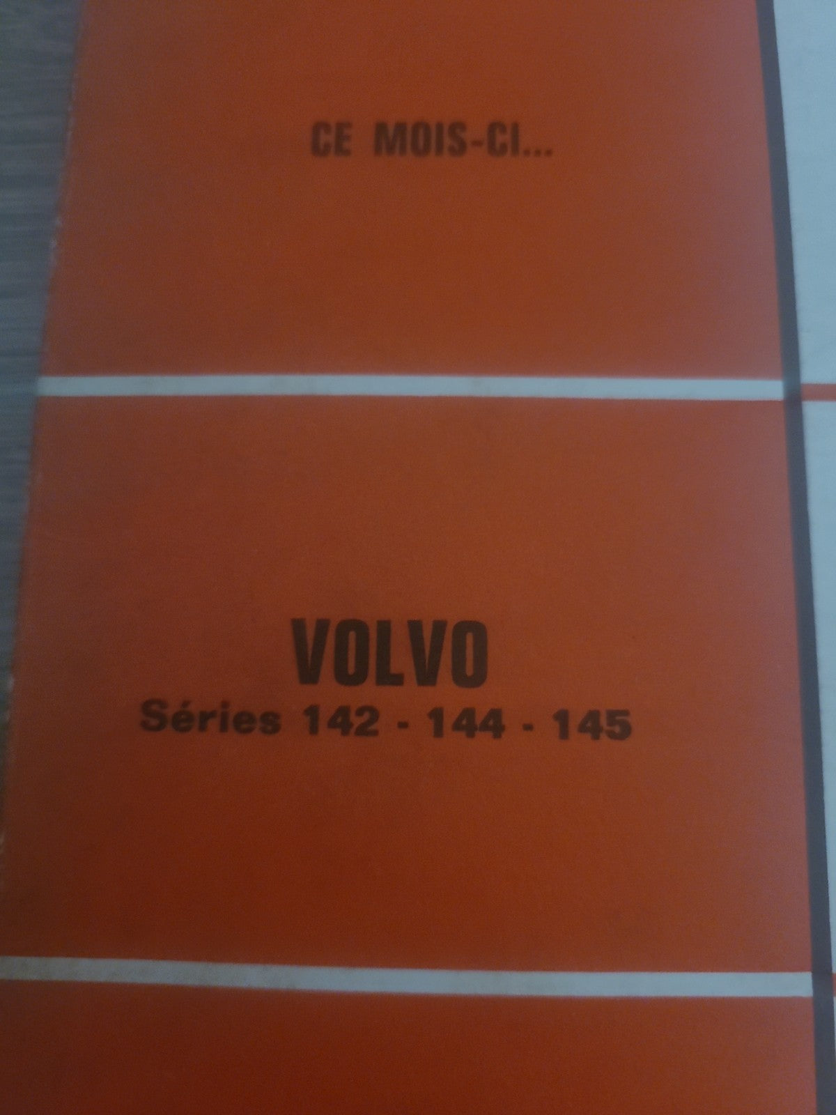 RTA Revue Technique Automobile Volvo 142 144 145 1971 (Liv231)