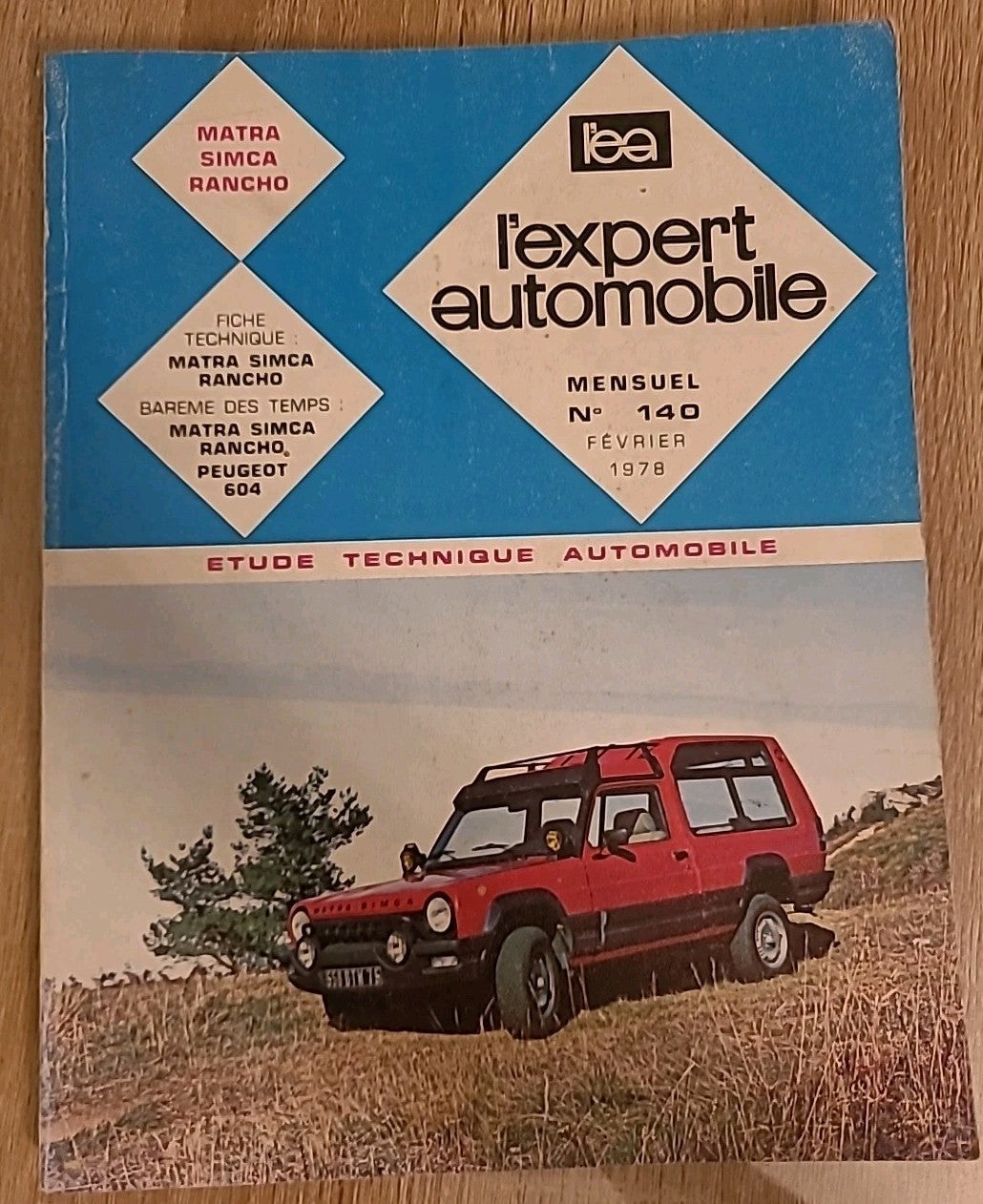 Revue Technique MATRA SIMCA RANCHO RTA de 120 pages (Liv9)