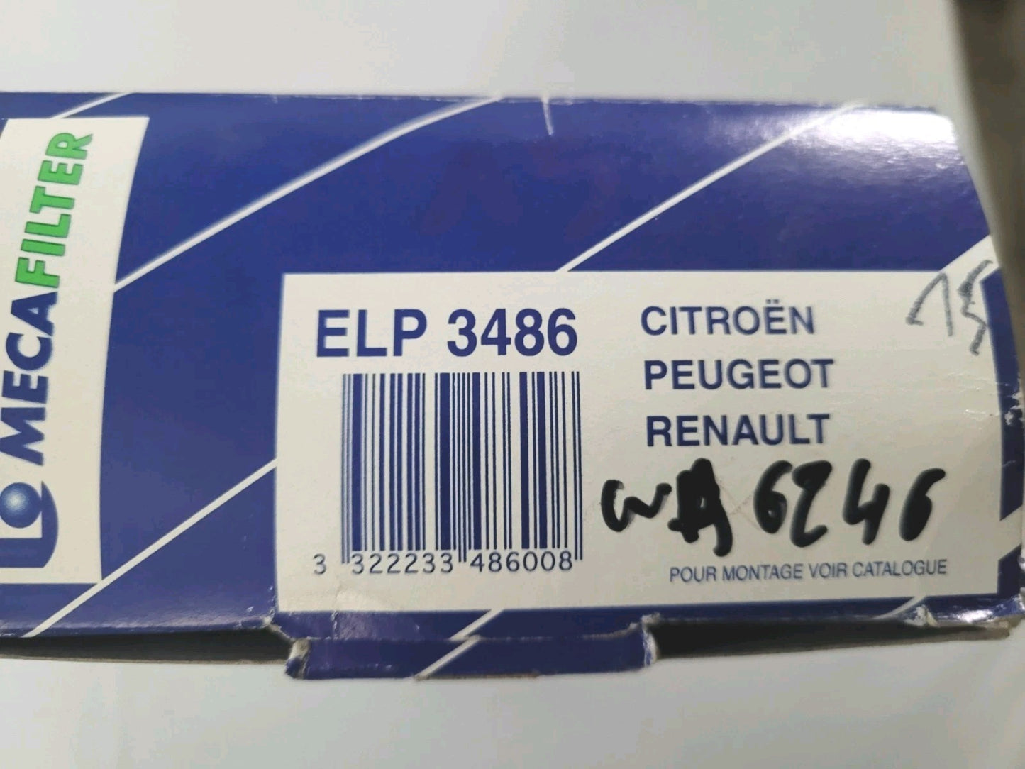 Filtre Air Mecafilter ELP3486 Rf Purflux Wa6246 Citroën Peugeot  (#AUT34)