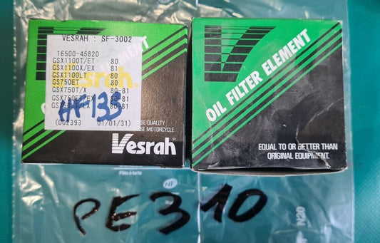 Lot de 2 filtres HF 133 gsx 1000 750 1100  voir ref (PE310)