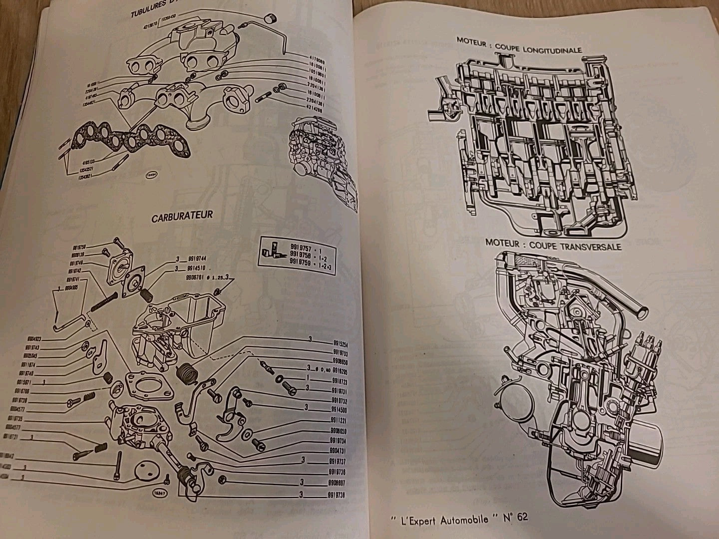 Revue Technique FIAT 128 RTA de 114 pages (Liv13)