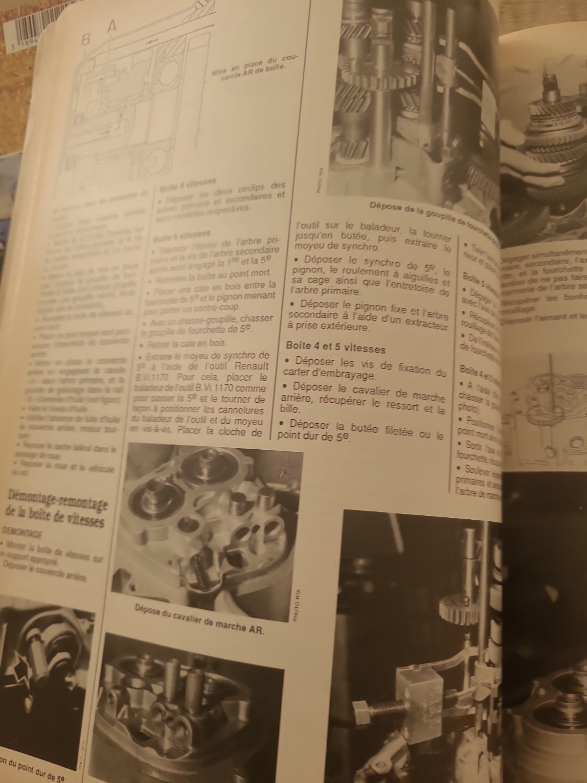 RTA Revue Technique Automobile Renault Clio Essence Cleon Énergy 1991 (Liv211)