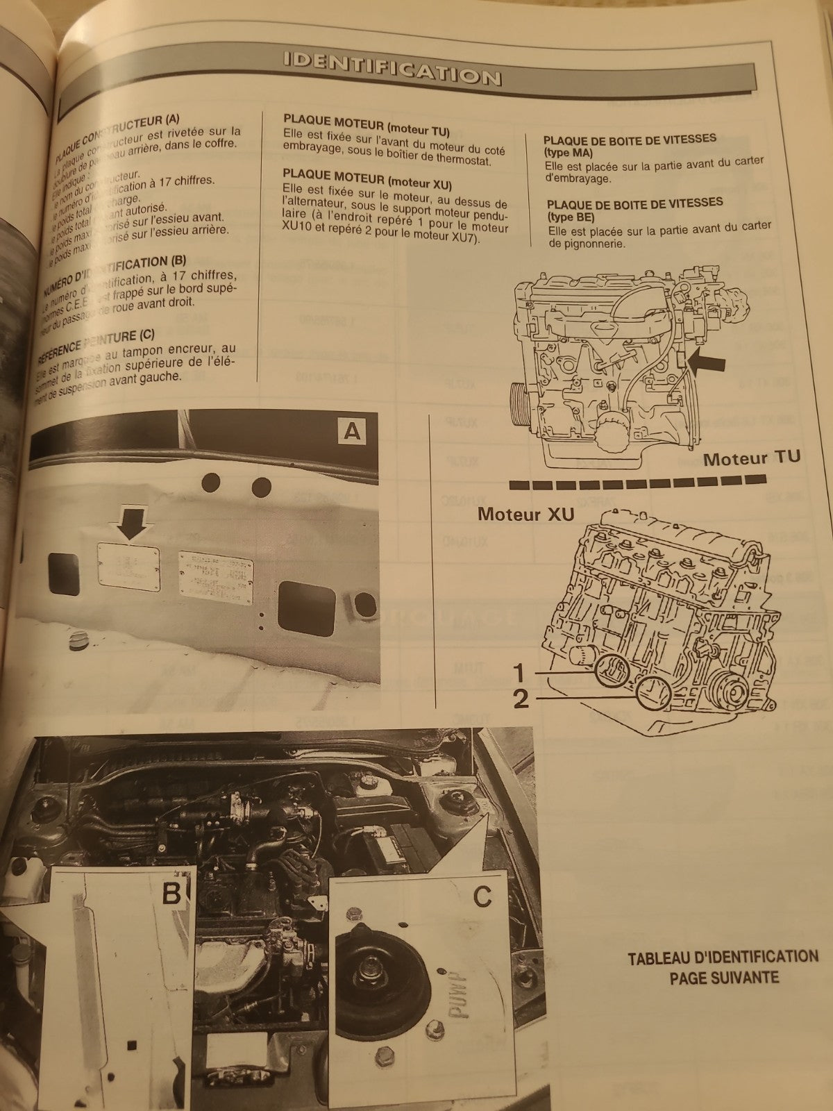 RTA Revue Technique Automobile Peugeot 306 Essence 1994 (Liv203)