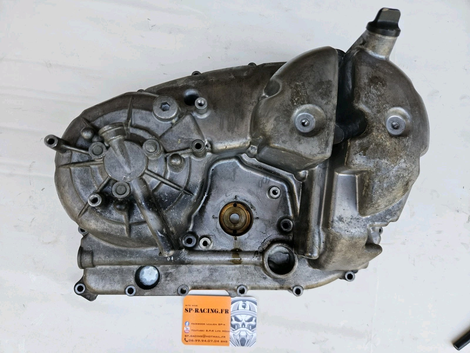 Carter Moteur Coté Allumage Yamaha 500 Tmax 2007 SJ05 (#24967)