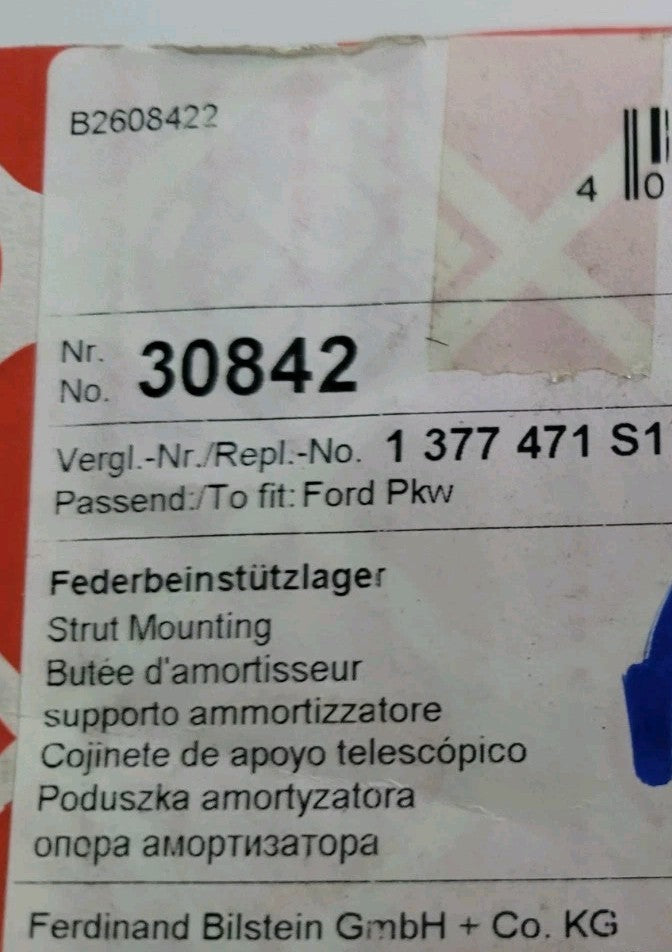 Coupelle Suspension FEBI 30842 Volvo Ford Mazda (#AUT43)