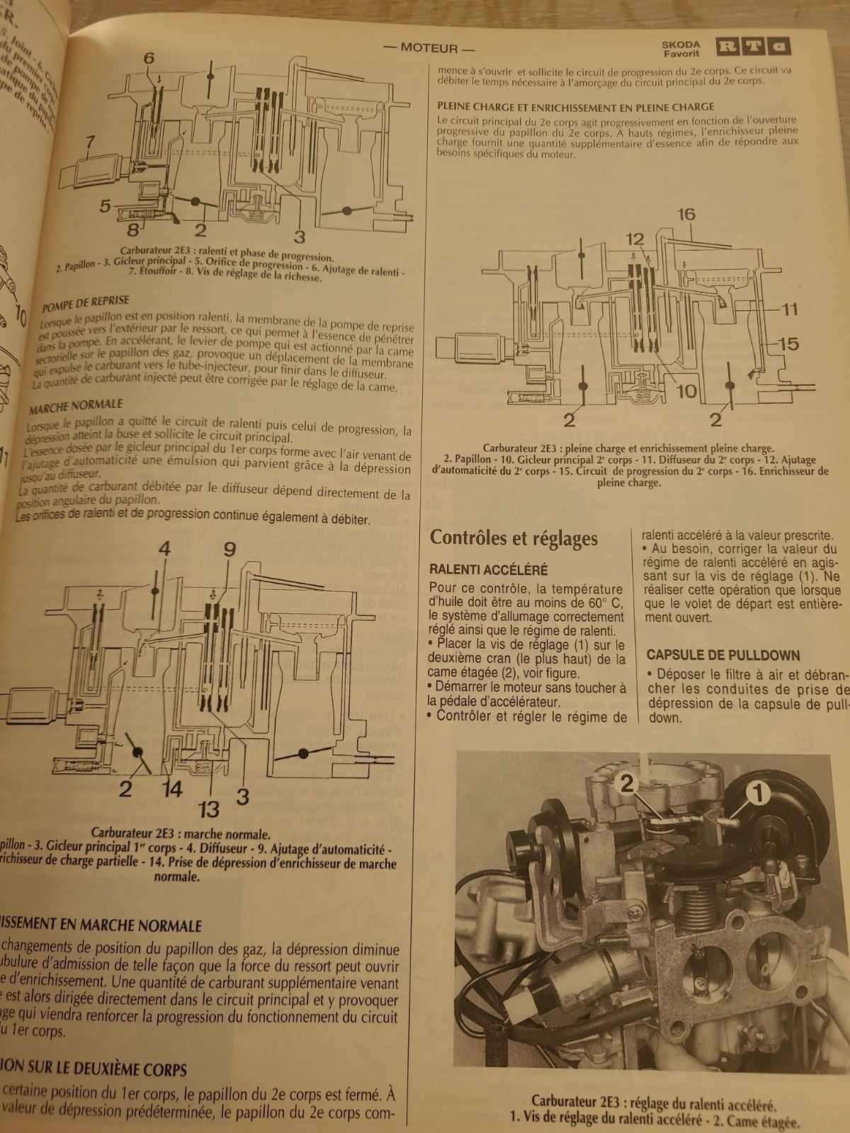 RTA Revue Technique Automobile Skoda Favorit 1995 (Liv207)