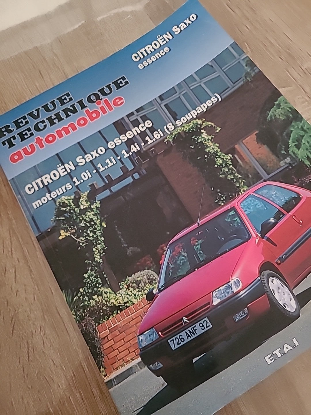 Revue Technique Citroën Saxo Essence RTA de 102 pages (Liv37)