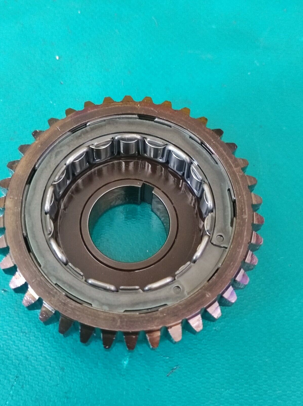 Engrenage situé sur vilebrequin vers cloche d'embrayage KTM 450 EXC f 2008