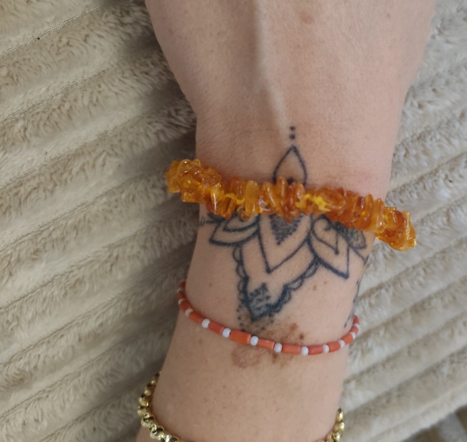 Bracelet Extensible Ambre De La Baltique (Min11)