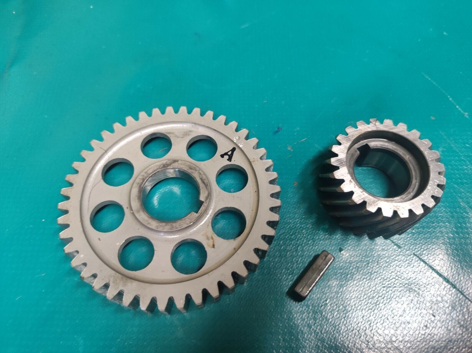 Engrenages sur vilebrequin blaster Yamaha ph1 (modèle avec tambours av)