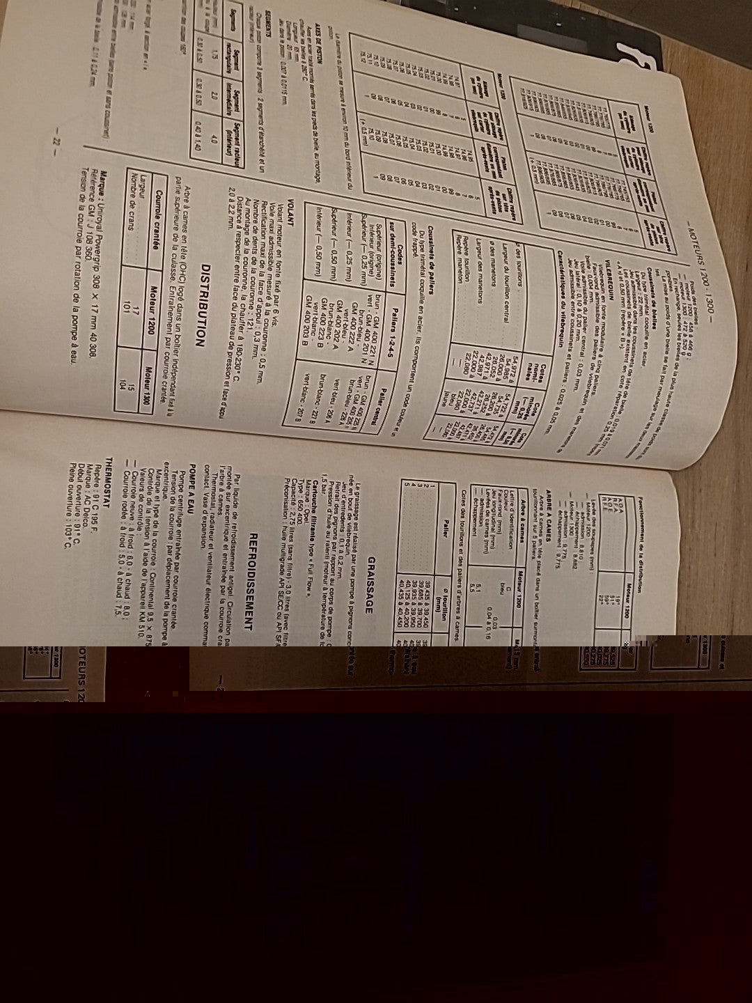 Revue Technique Auto Opel Corsa SR  TR RTA de 174 pages (Liv109)