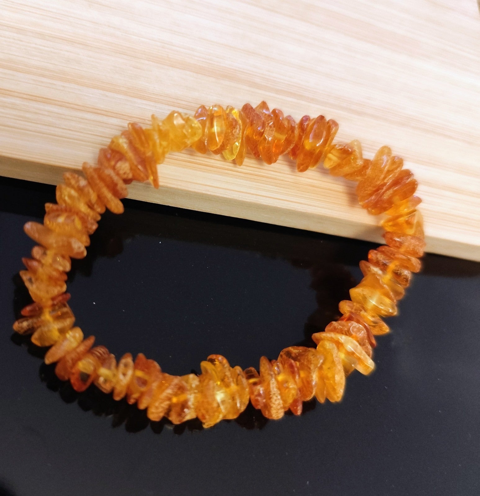 Bracelet Extensible Ambre De La Baltique (Min11)
