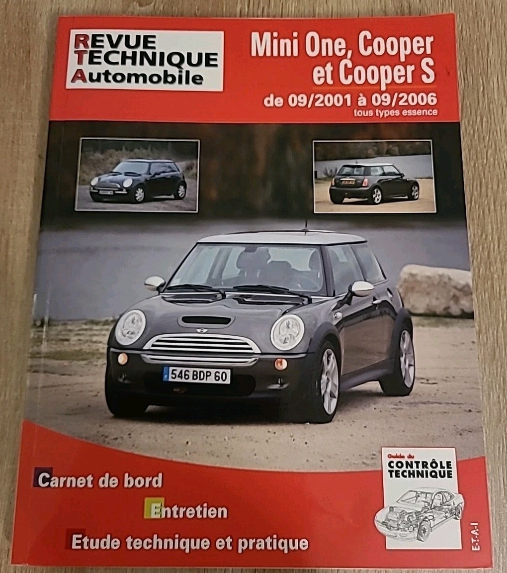 Revue Technique Mini One Cooper S 09/01 à 09/06  RTA de 171 pages (Liv1)