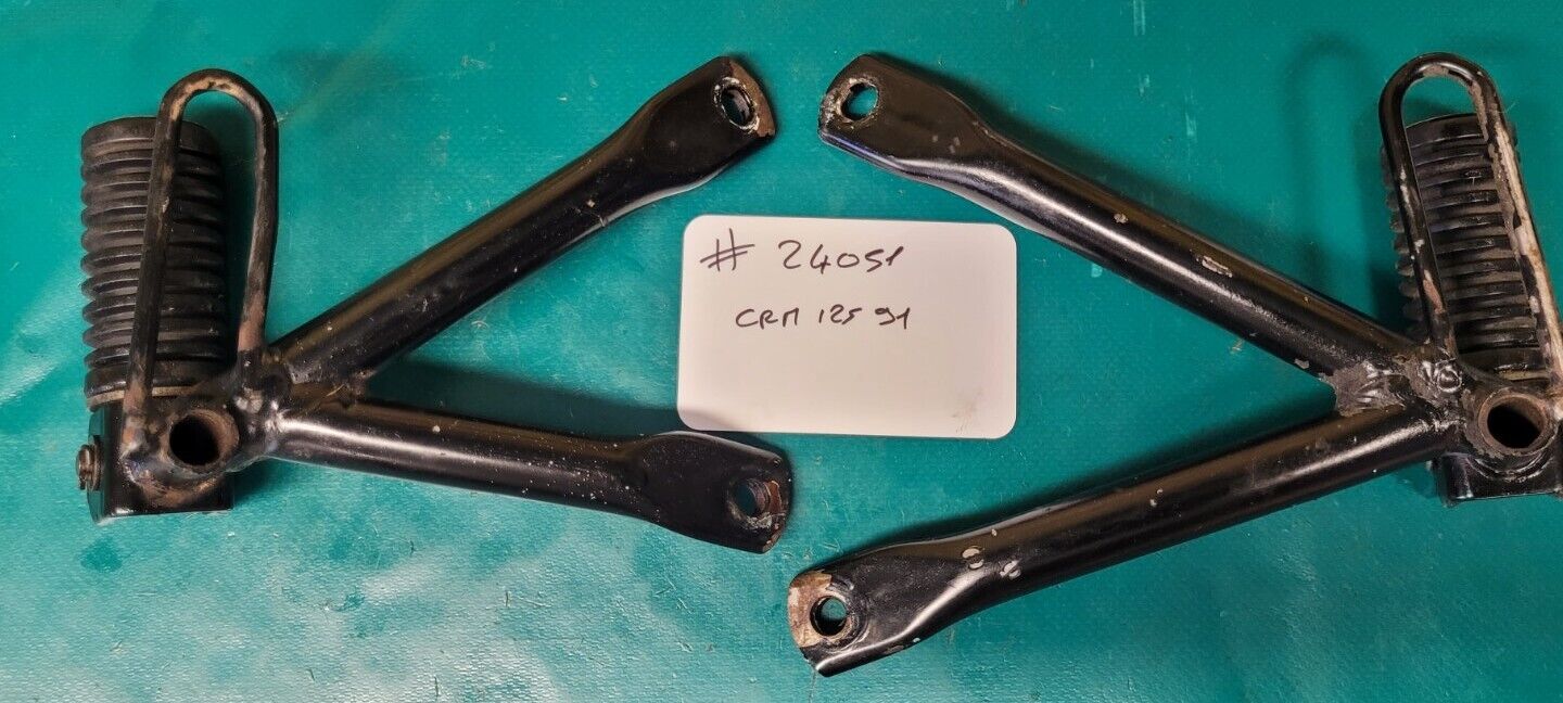 Jeu De Cale-pieds Arrière Passager HONDA  125 CRM 1991 (24051 )