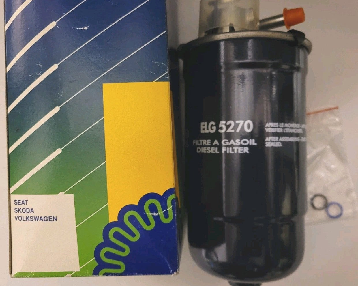 Filtre À Carburant MecaFilter Volkswagen Seat Skoda Wf8269 Elg5270 (#AUT93)