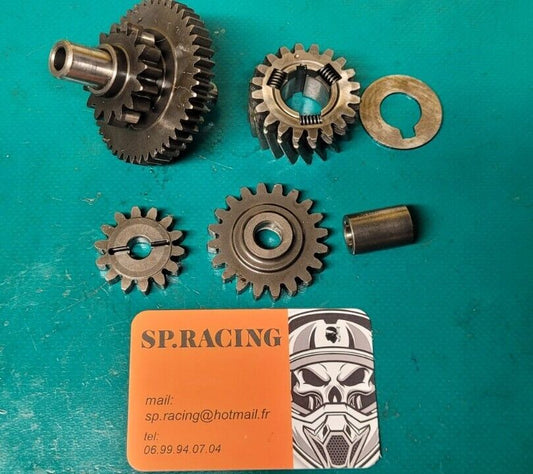 Kit Engrenage Pignonnerie Côté Embrayage HYOSUNG GV 125 Aquila 06 (23762)
