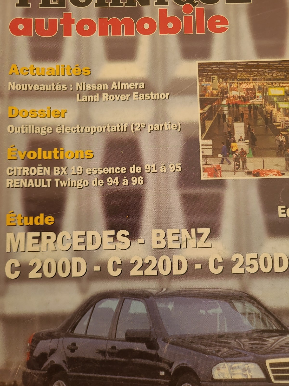 RTA Revue Technique Automobile Mercedes C200d 220d 250D 1995 (Liv200)