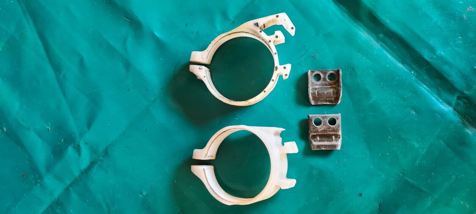  passe flexible et bagues support protections de tubes Yamaha 400 WRF 1999