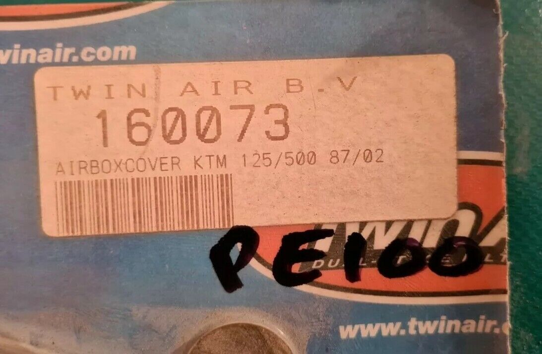 Couvre boîte à air twinair ktm 125 a 500 de 87 à 2002 (code PE100)