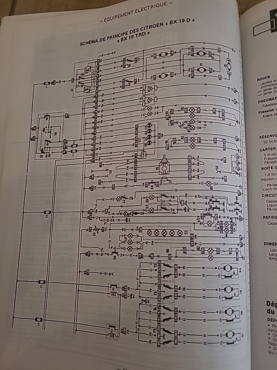 Revue Technique Citroën BX DIESEL RTA de 118 pages (Liv37)