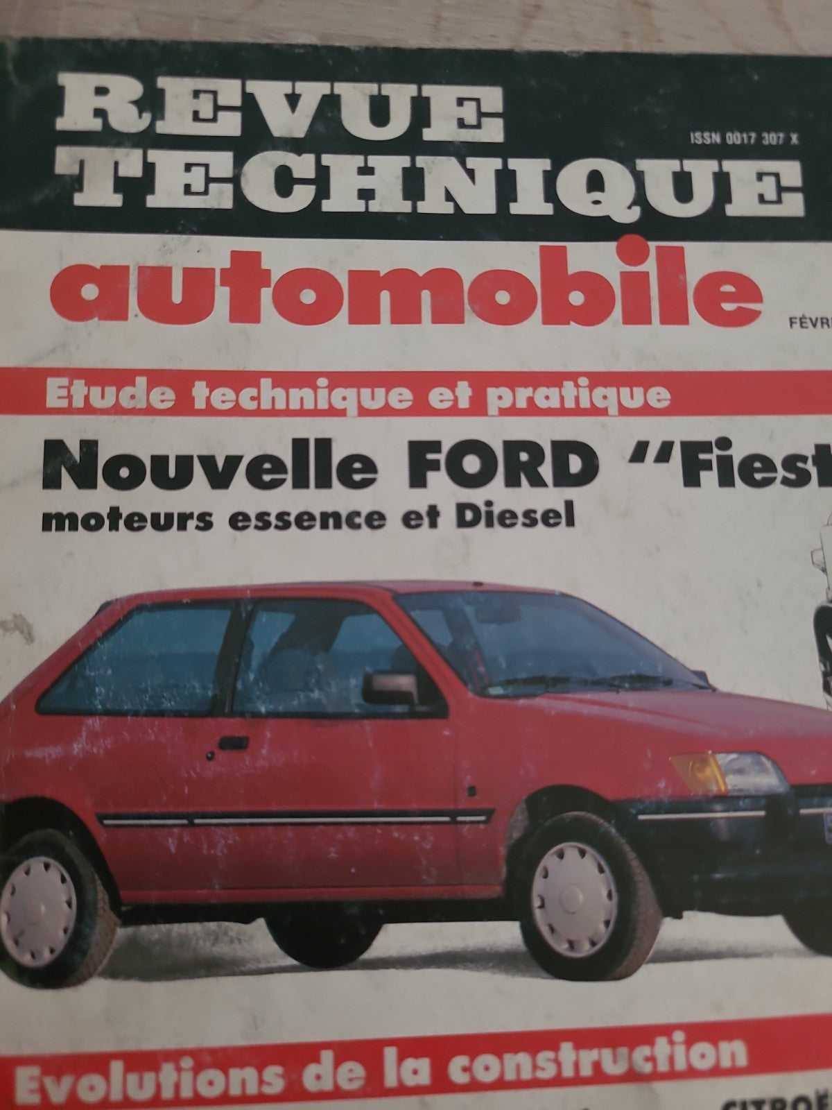 RTA Revue Technique Automobile Ford Fiesta Essence Et Diesel 1990 (Liv217)
