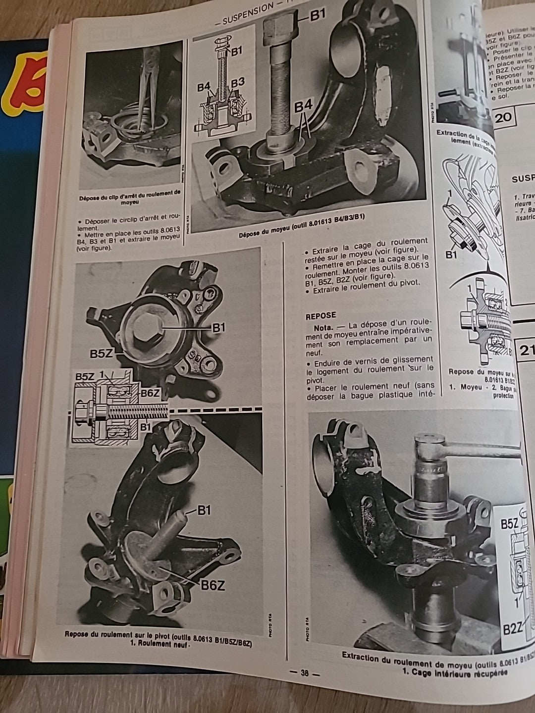 Revue Technique PEUGEOT 205 DIESEL TALBOT SOLARA 1510 de 138 pages (Liv49)