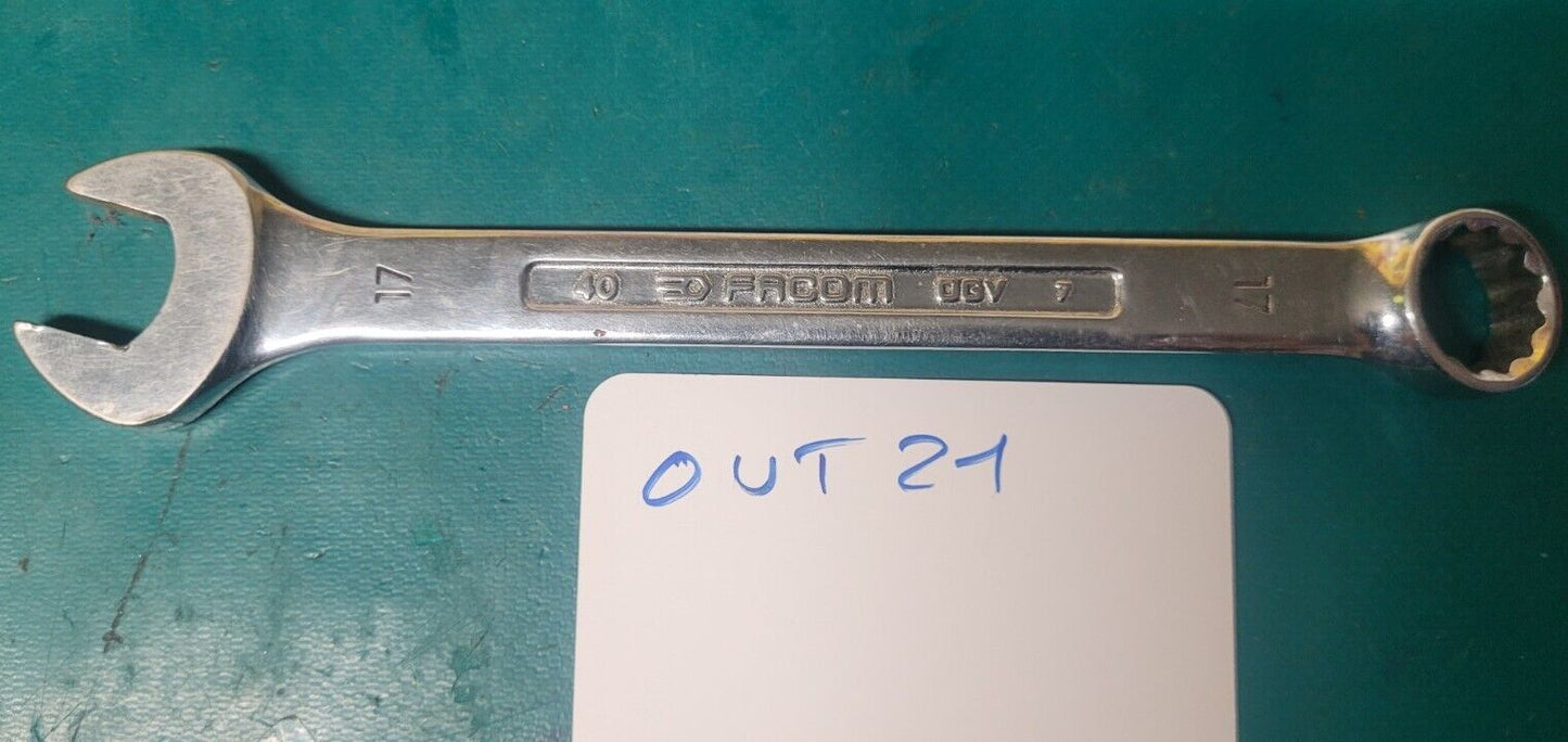 Clé Plate Œil 17 mm FACOM ( Out21 )