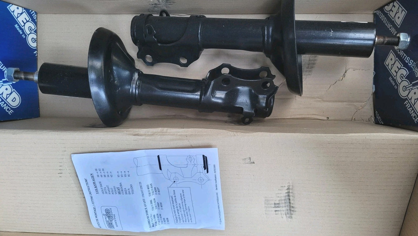 Paire D'amortisseurs Neufs Avant Vw Seat Golf 2 3 Passat Record 104130 (#AUT213)