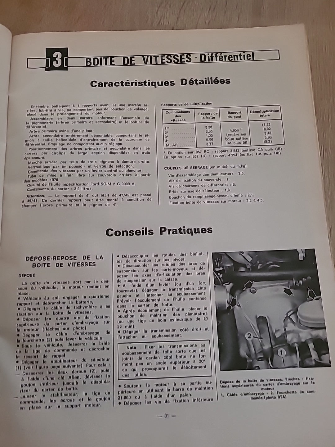 Revue Technique FORD FIESTA de 94 pages (Liv56)