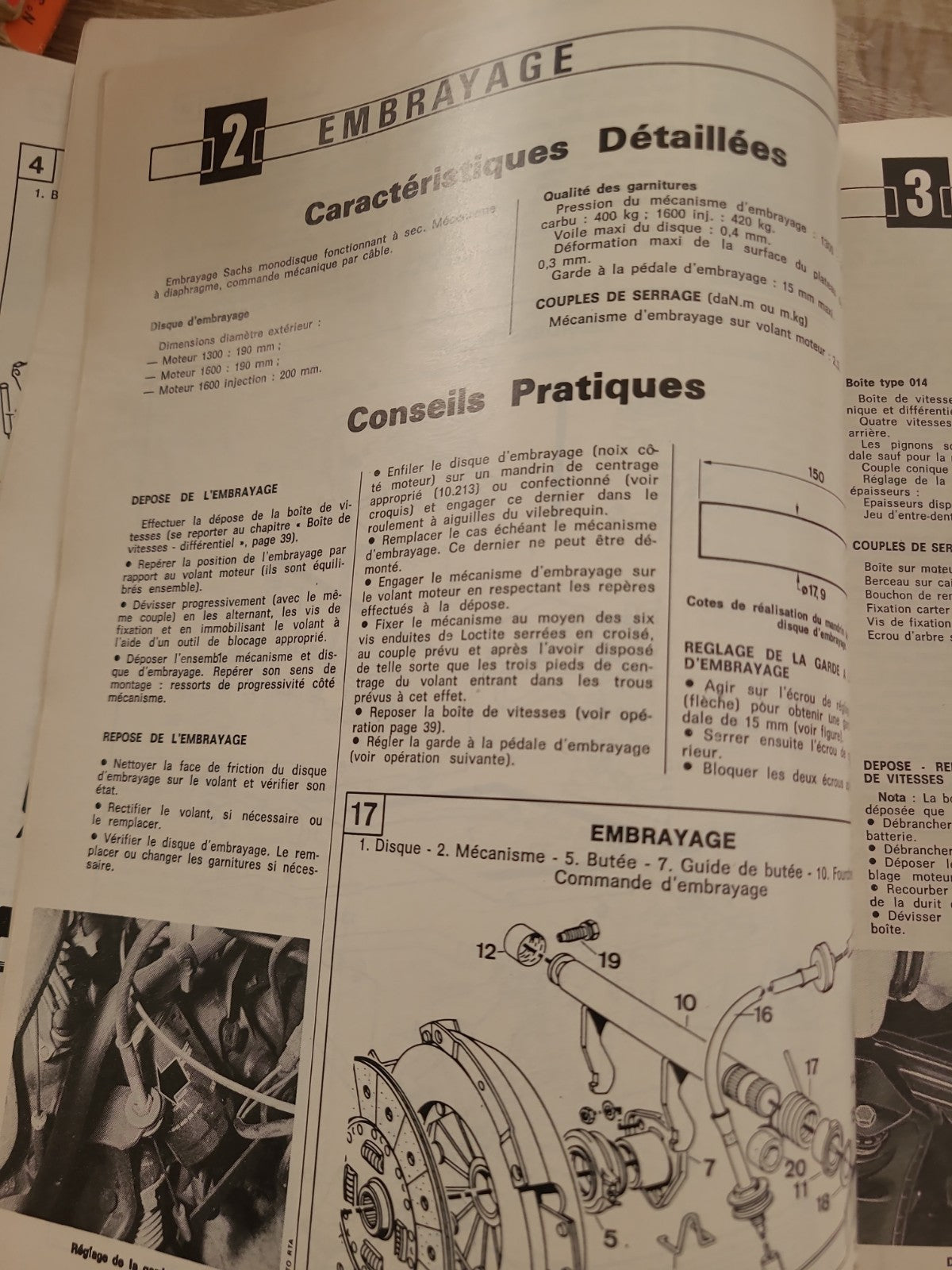 RTA Revue Technique Automobile 504 D Audi 80 GL 1981 (Liv163)