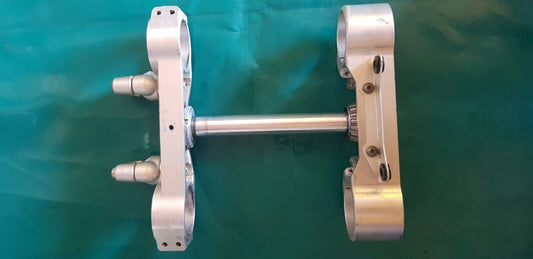 tes de fourche avec pontets de guidon 125 Gas Gas MC 2002