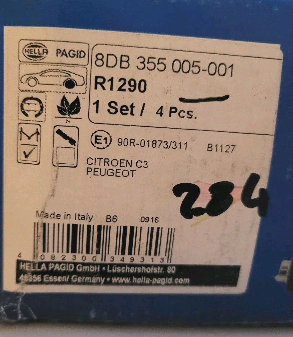 Jeu Mâchoires Ar NEUF Peugeot Citroën C3 DS 4082300349313 (#AUT284)