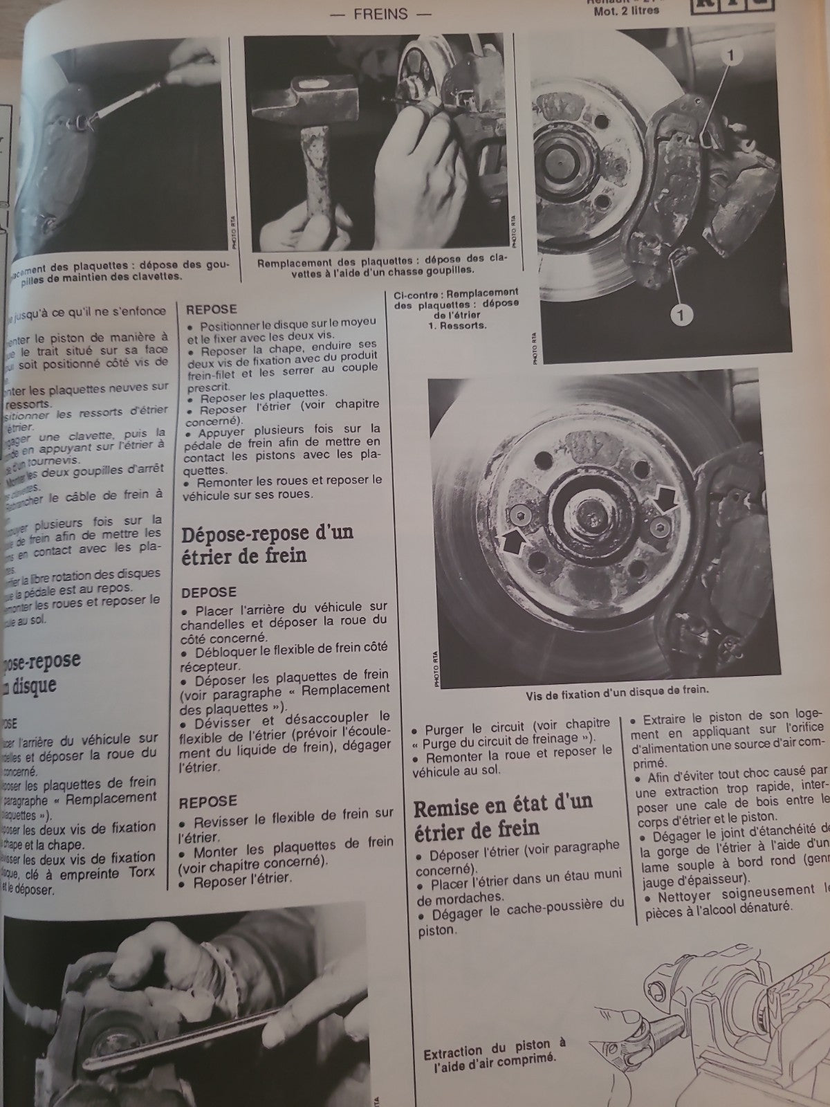 RTA Revue Technique Automobile Renault 21 1989 (Liv215)