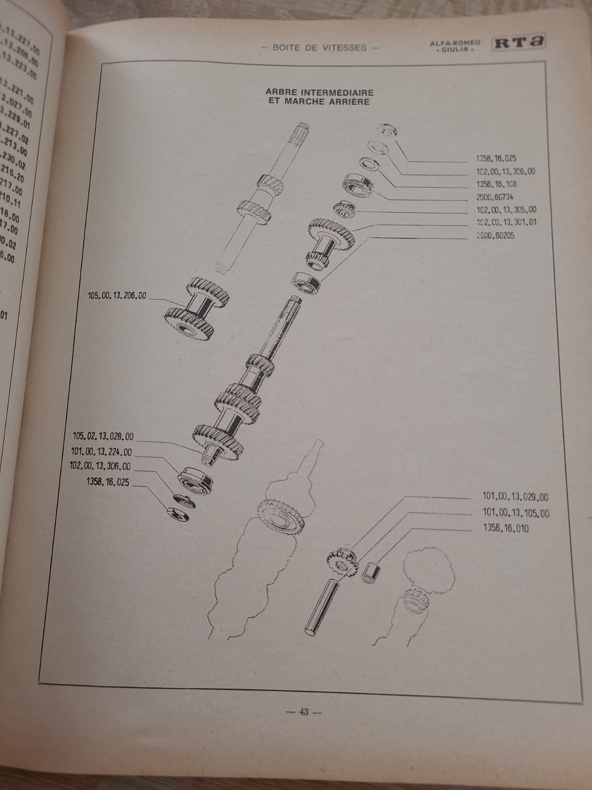 RTA Revue Technique Automobile Alfa Romeo Giulia 1967 (Liv168)