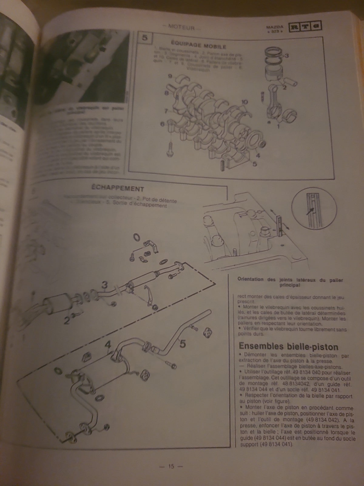 RTA Revue Technique Automobile Mazda 323 Traction Livre Ancien 1983 (Liv245)