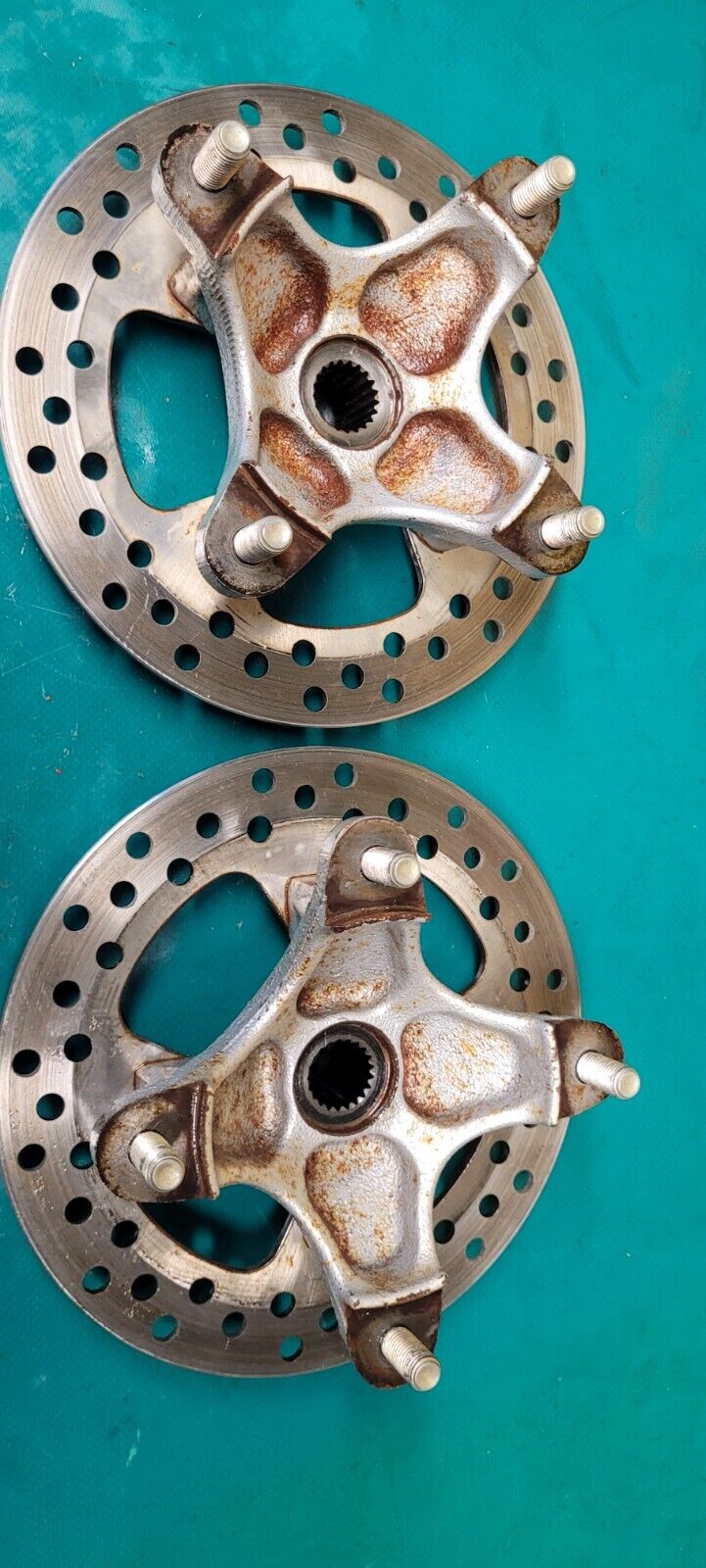 Étoiles de roues et disques avants KAWASAKI 650 KVF 2007