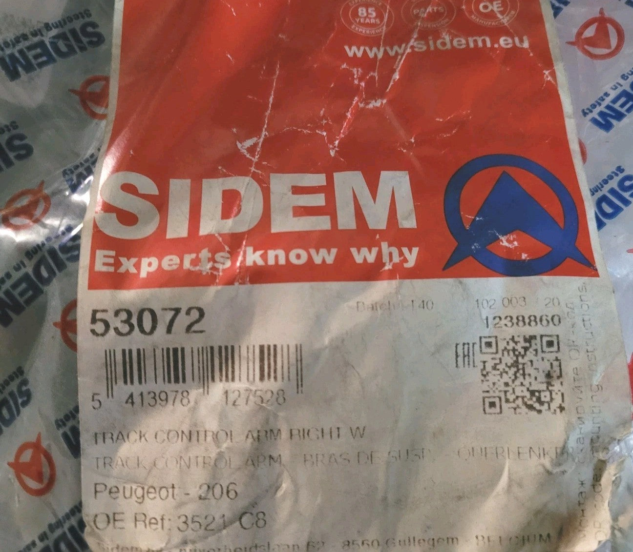 Triangle SIDEM 53072 Peugeot 206 3521C8 (#AUT179)