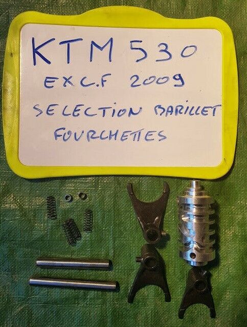 Sélection vitesses barillet fourchettes KTM 530 EXCF de 2009
