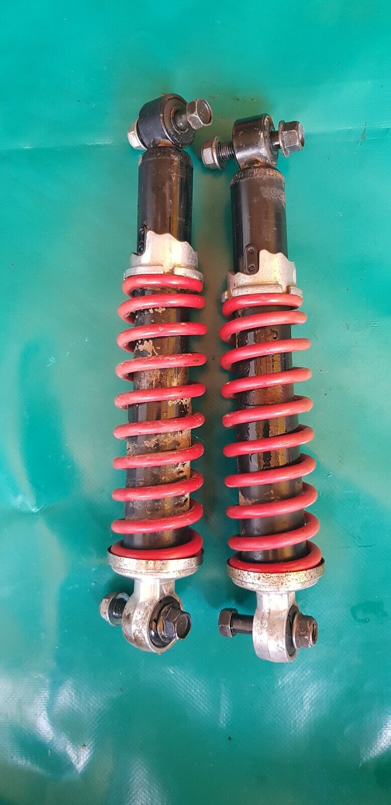 Paire d'amortisseur avant masaï masai 100cc 2t  L100 A1 2004 (dinli)