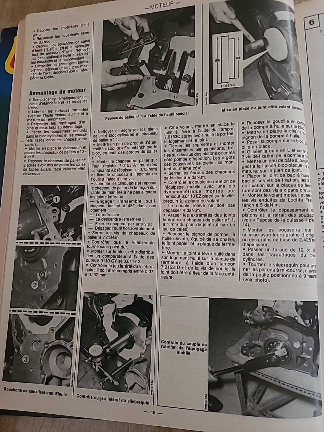 Revue Technique PEUGEOT 205 DIESEL TALBOT SOLARA 1510 de 138 pages (Liv49)