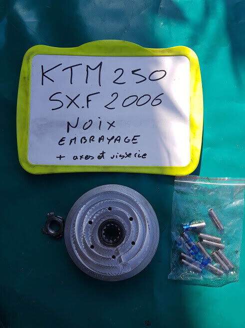 Noix d'embrayage + axes et visserie KTM 250 SXF de 2006