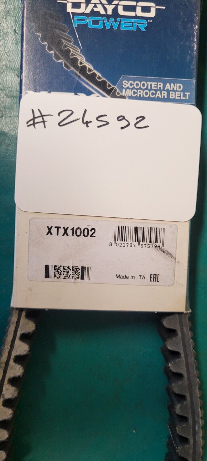 Courroie Transmission Variateur Dayco Xtx1002  (#24592)