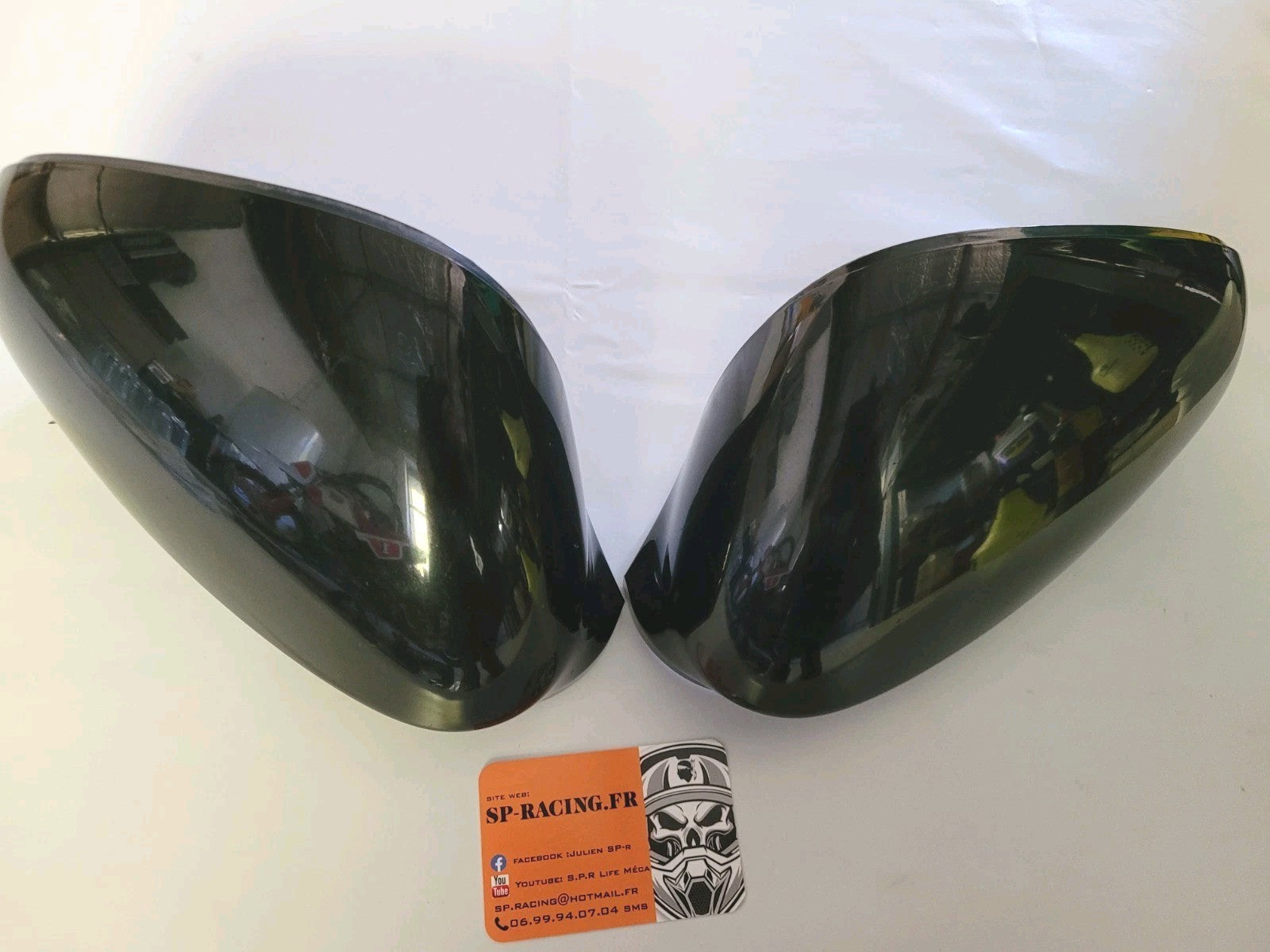 Coques Rétroviseurs 156046510 156046512 Noir Metal Alfa Roméo 159  2011  #24724