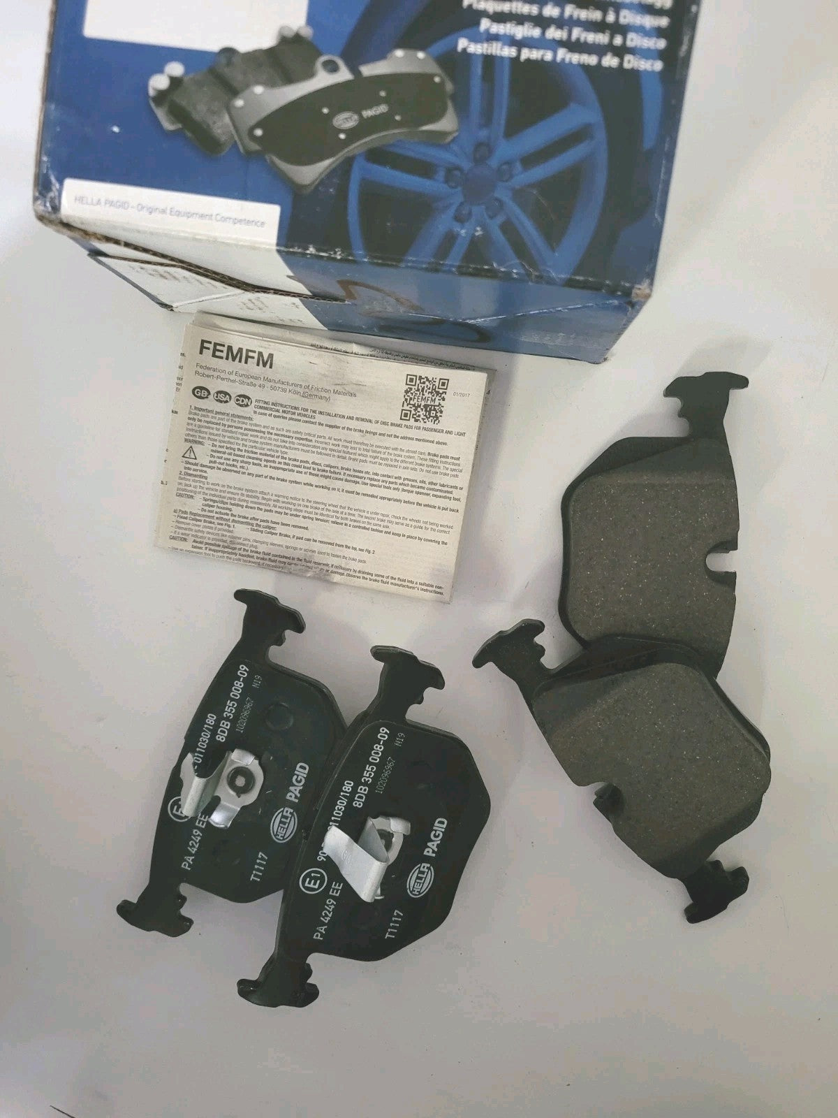 Plaquettes Neuf Arrière HELLA Wva21487 Bmw E46 E39 E38 E53 Z4 (#AUT205)