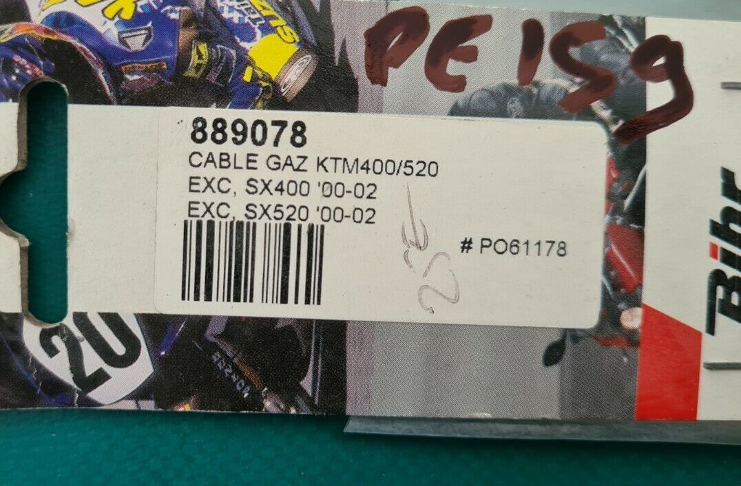 Câble de gaz KTM 400 520 2000 2002 (code PE159)