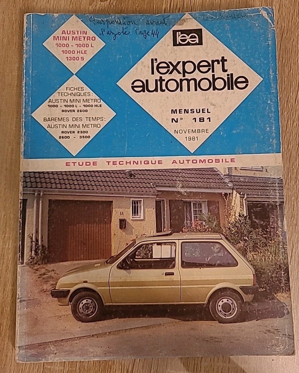 Revue Technique AUSTIN METRO 1000 L 1300S  RTA de 129 pages (Liv19)
