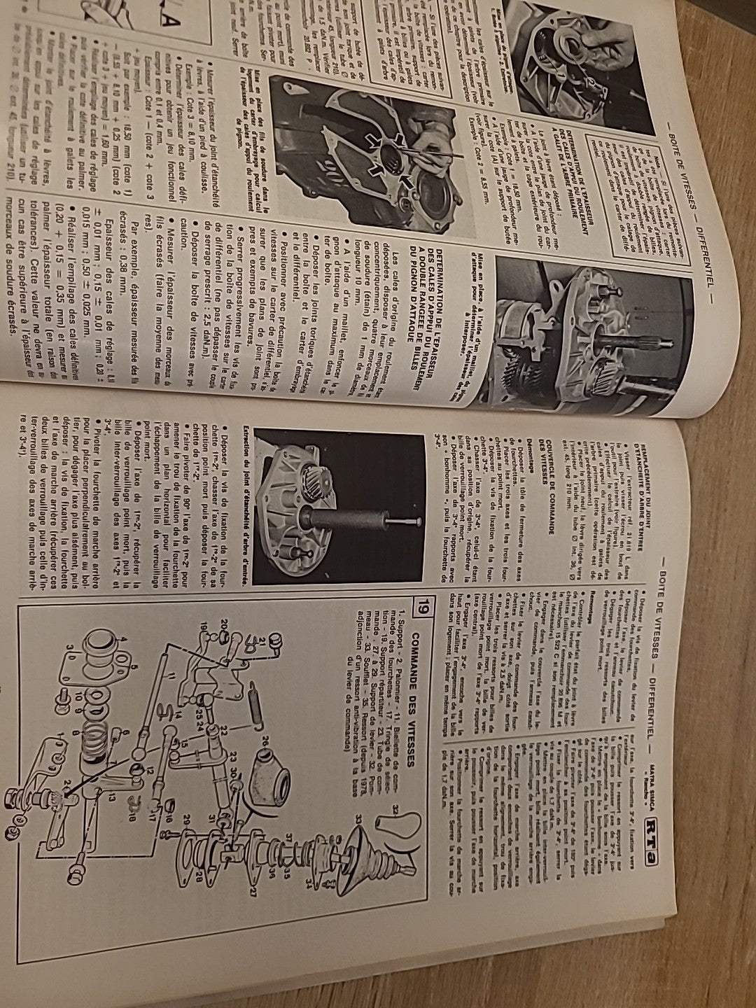 Revue Technique Auto Citroën CX Diesel Matra Rancho RTA de 140 pages (Liv108)