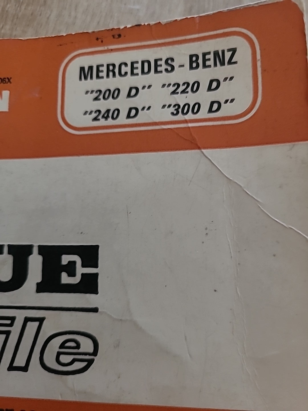 Revue Technique MERCEDES W123 DIESEL RTA de 157 pages (Liv45)