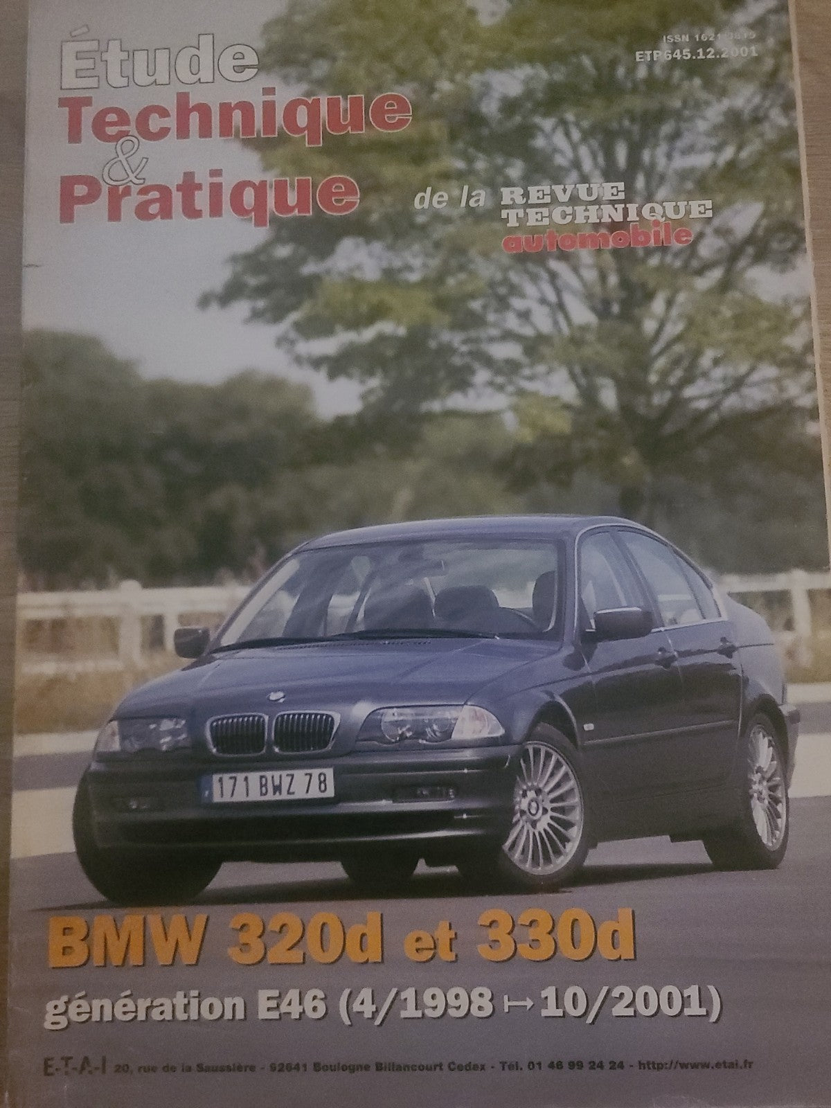 RTA Revue Technique Automobile BMW 320d 330d E46 2001 (Liv234)