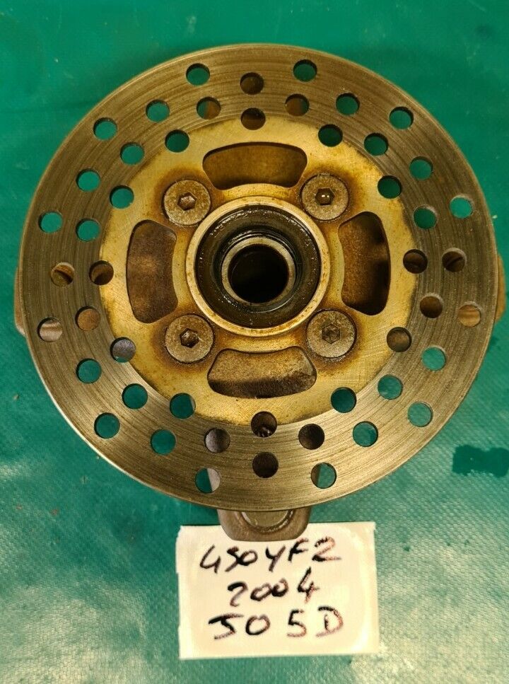 Moyeu étoile de roue avec disque droit 450 yfz 2004 voir photo (jo 5d )